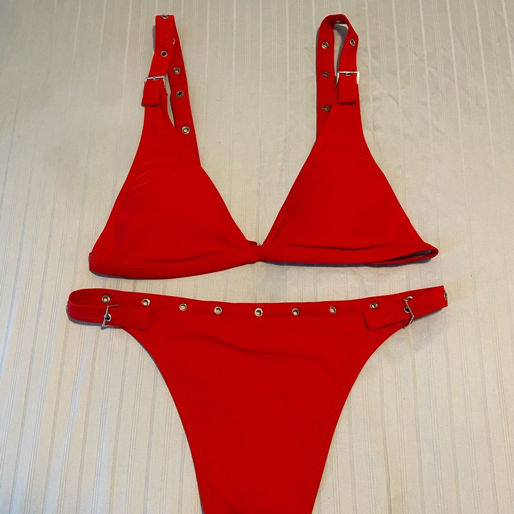 Red High Waisted Bikini ❤️